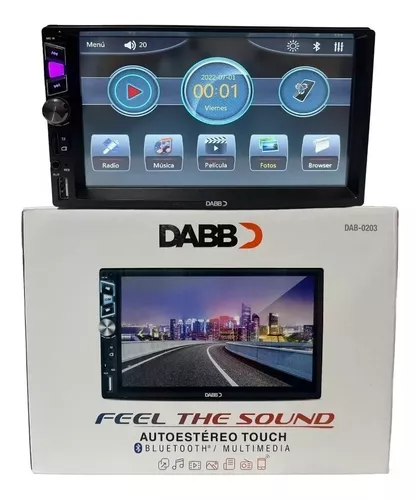 203PANTALLA DAB-0203 7" 4X75W